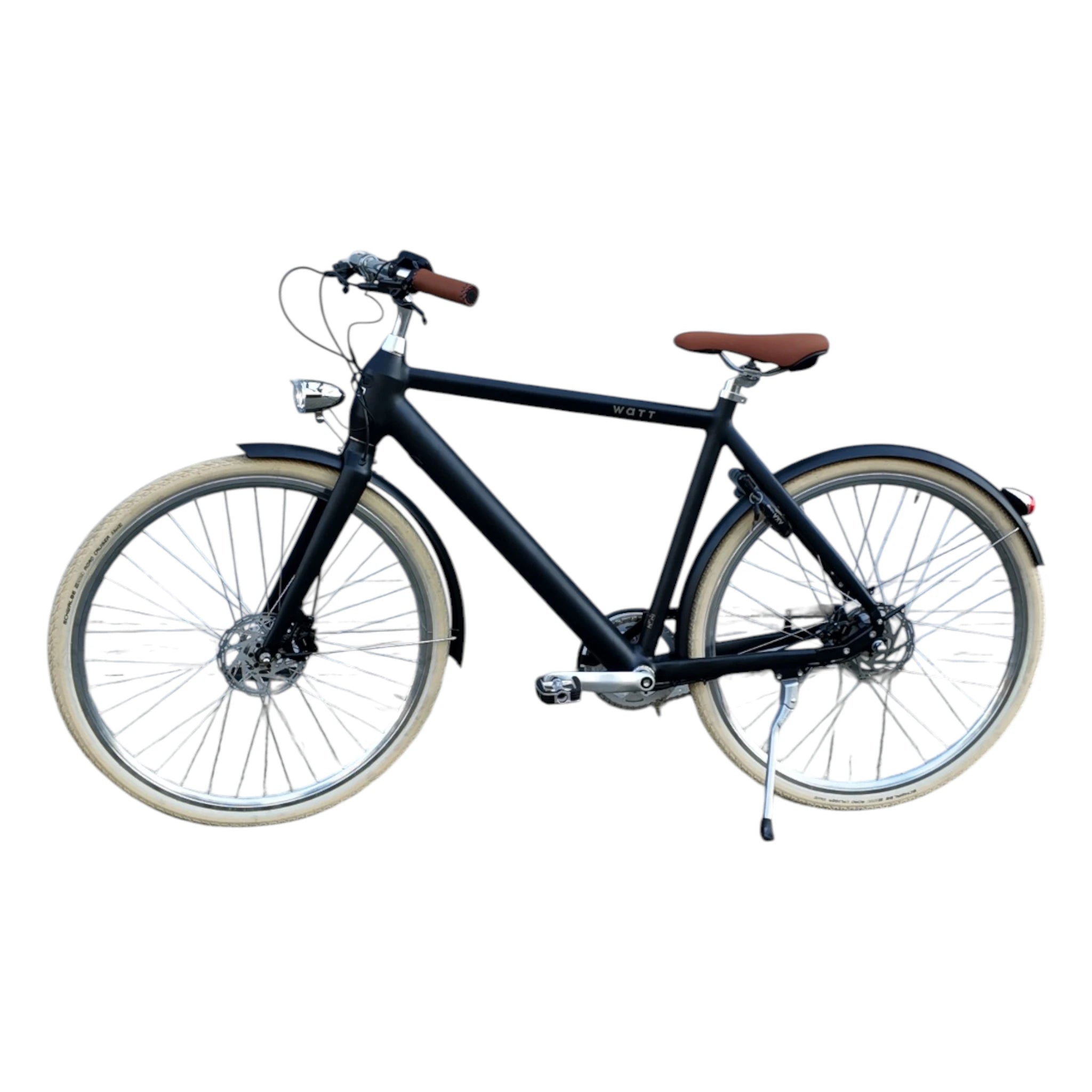 WATT E-bike Dublin - Medium 50 cm – Elektrische Fiets – Zwart – 28 inch – 250W – 36V - AE-trading