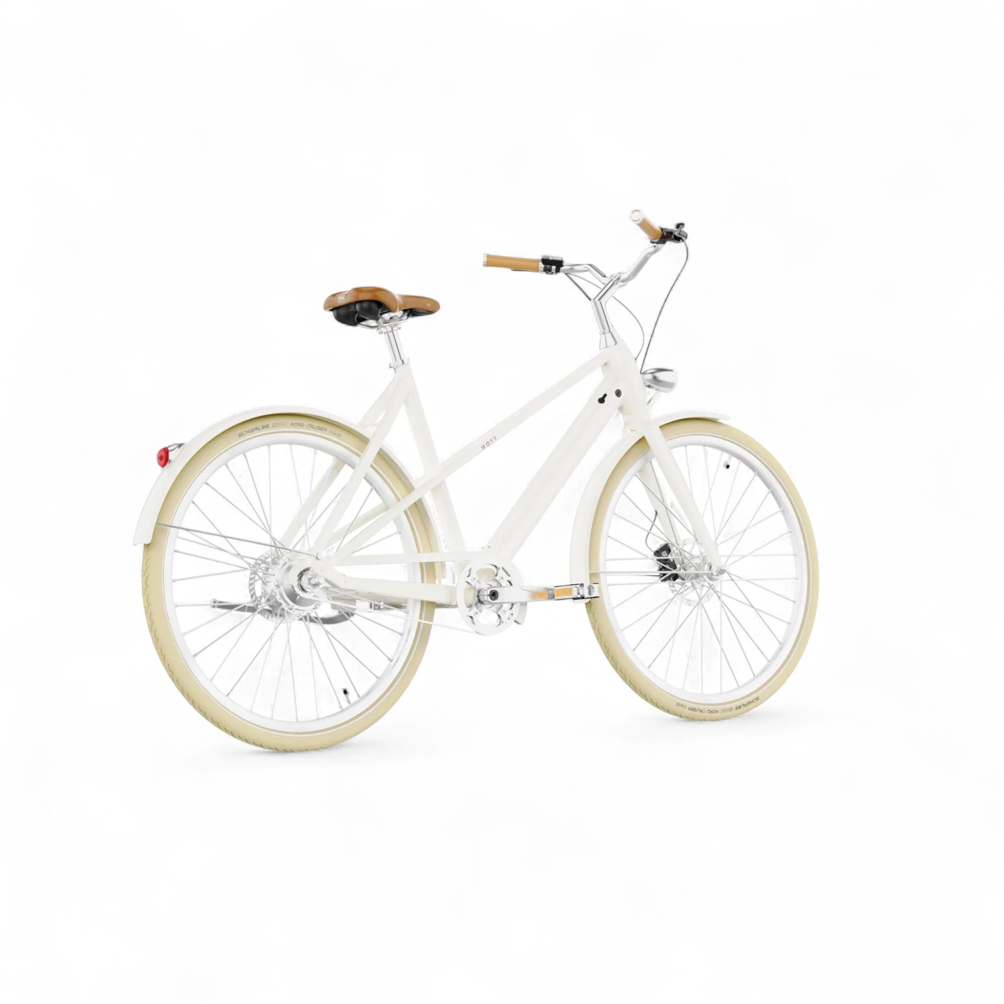 WATT E-bike Valencia Medium 50 cm – Elektrische Fiets – Parelwit – 28 inch – 250W – 36V – Shimano Nexus 7 Versnellingen – Actieradius 70-120 km – - AE-trading