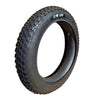 WOLFF Fatbike buitenband, zwart, 20x4.00, ETRTO 100-406, W2116 - AE-trading