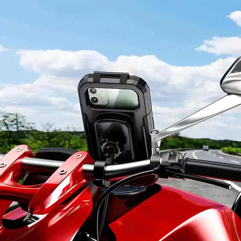 Waterdichte Telefoonhouder voor Fietsen, Motoren en Fatbikes - Kewig - AE-trading