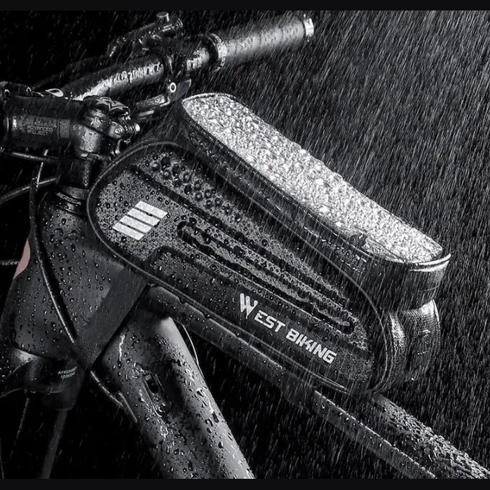 West Biking Frametas Fatbike fiets - Waterdichte Telefoonhouder - AE-trading