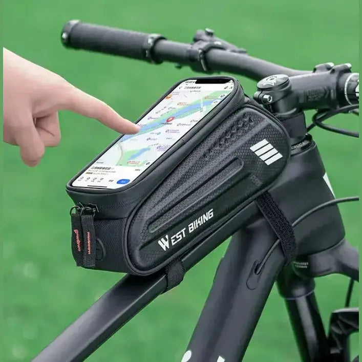 West Biking Frametas Fatbike fiets - Waterdichte Telefoonhouder - AE-trading