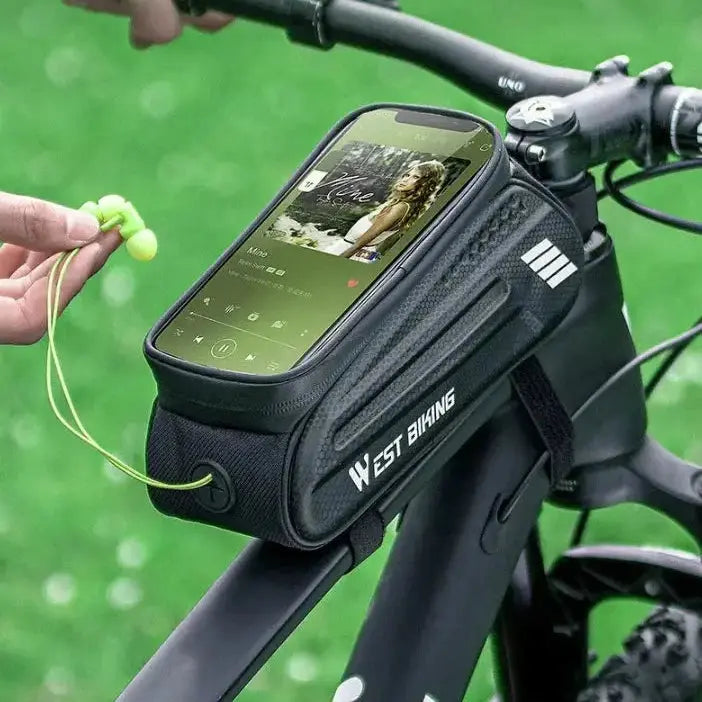 West Biking Frametas Fatbike fiets - Waterdichte Telefoonhouder - AE-trading