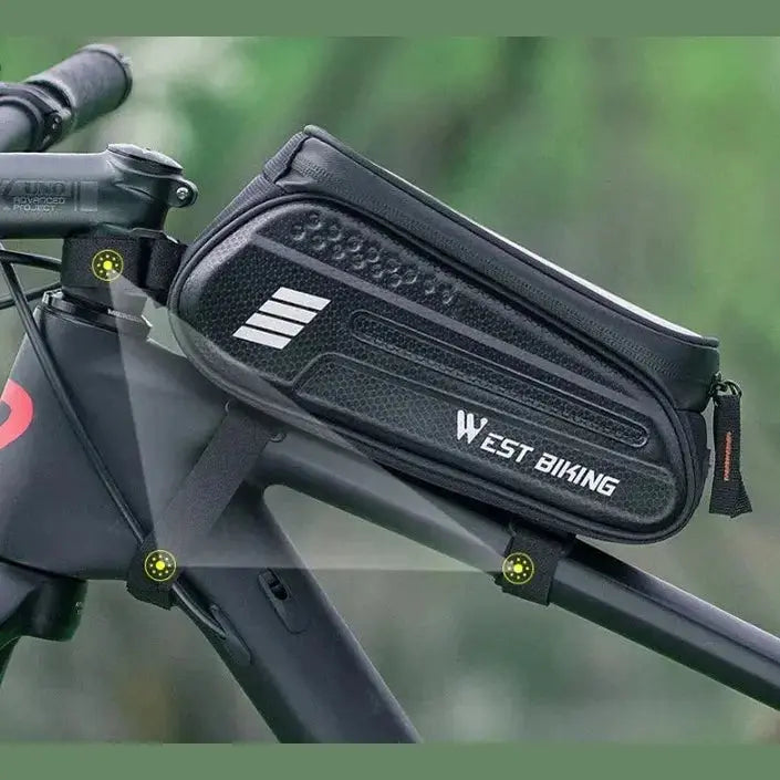 West Biking Frametas Fatbike fiets - Waterdichte Telefoonhouder - AE-trading