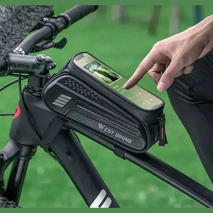 West Biking Frametas Fatbike fiets - Waterdichte Telefoonhouder - AE-trading