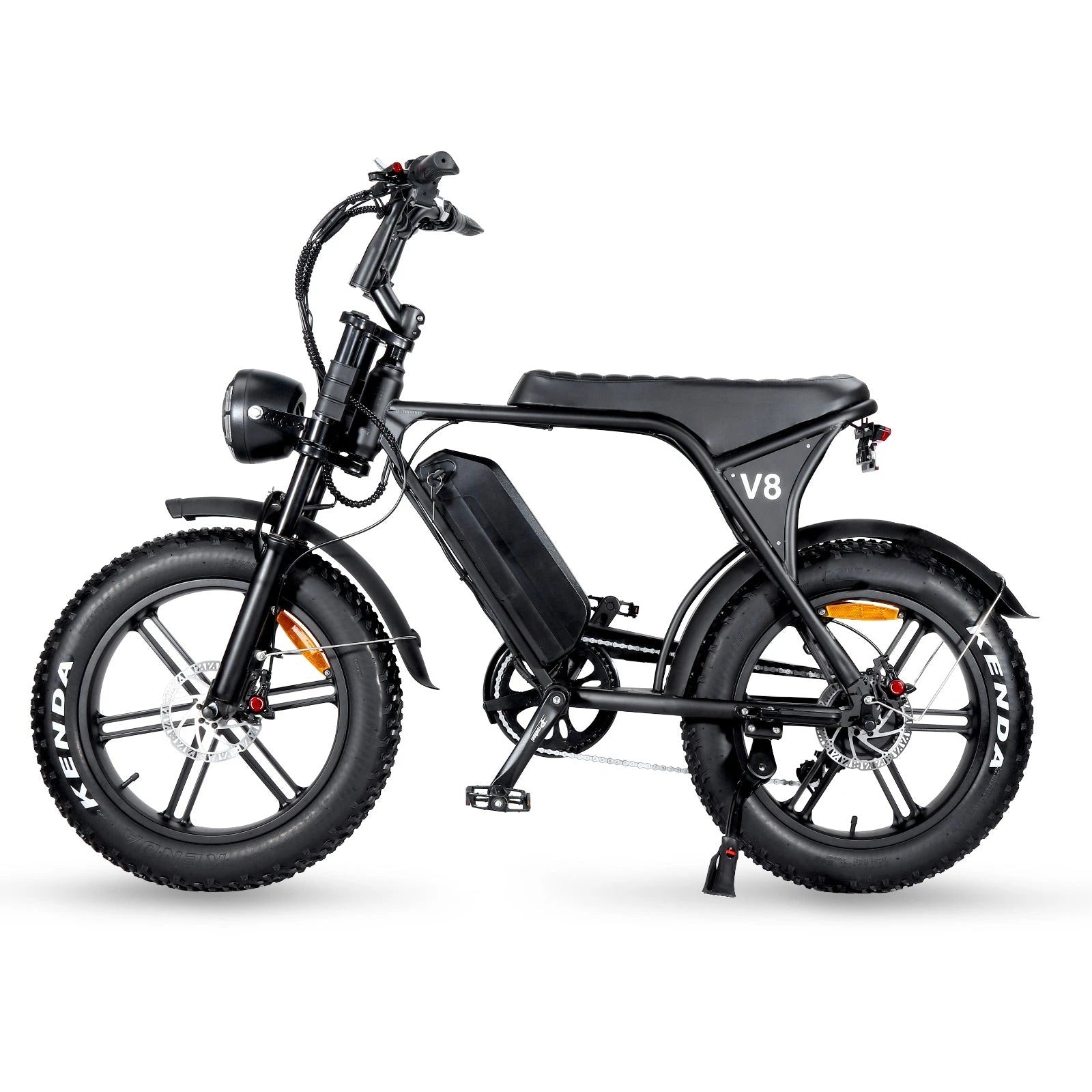 Ouxi V8 3.0 Fatbike Zwart Met Hydraulische Remmen