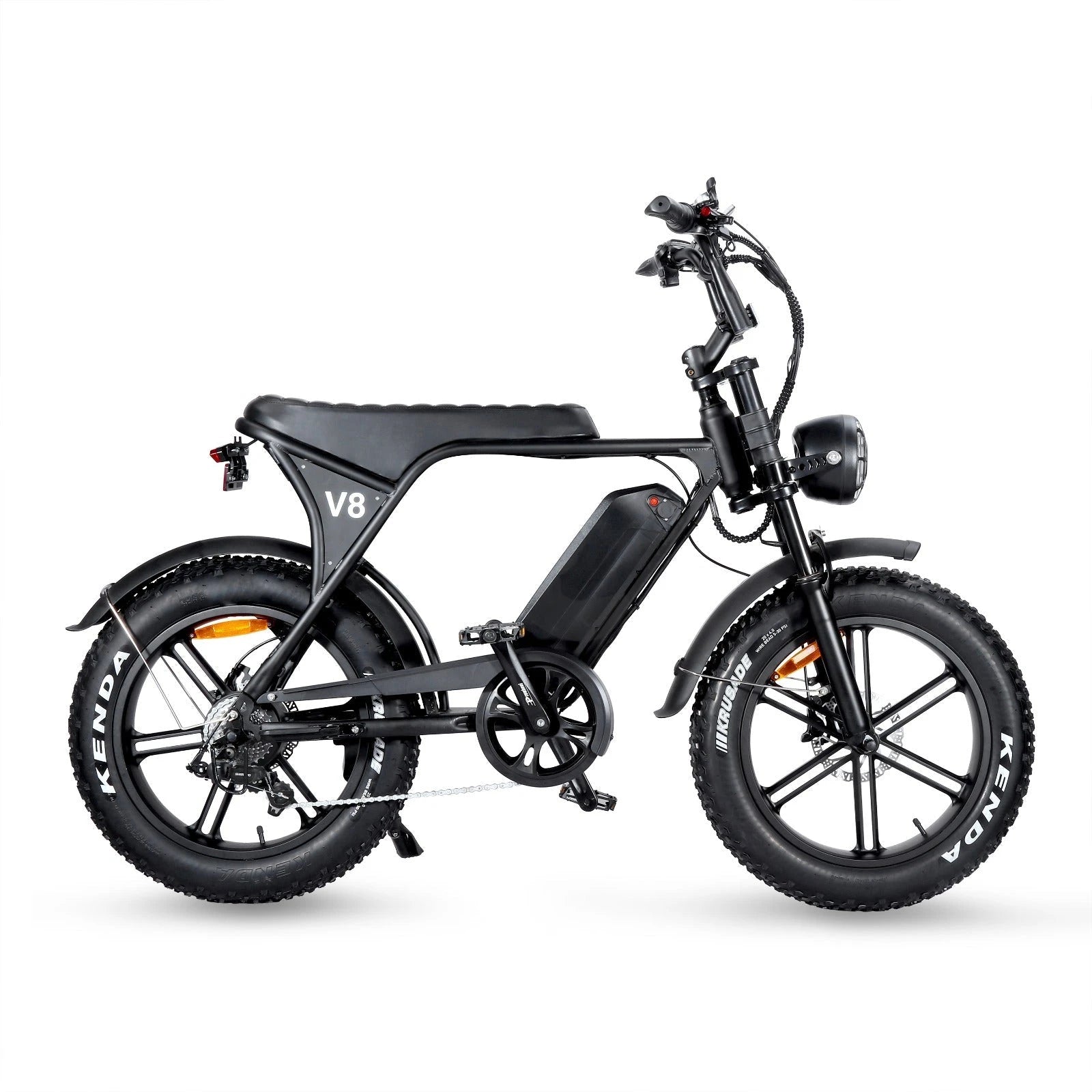 Ouxi V8 3.0 Fatbike Zwart Met Hydraulische Remmen