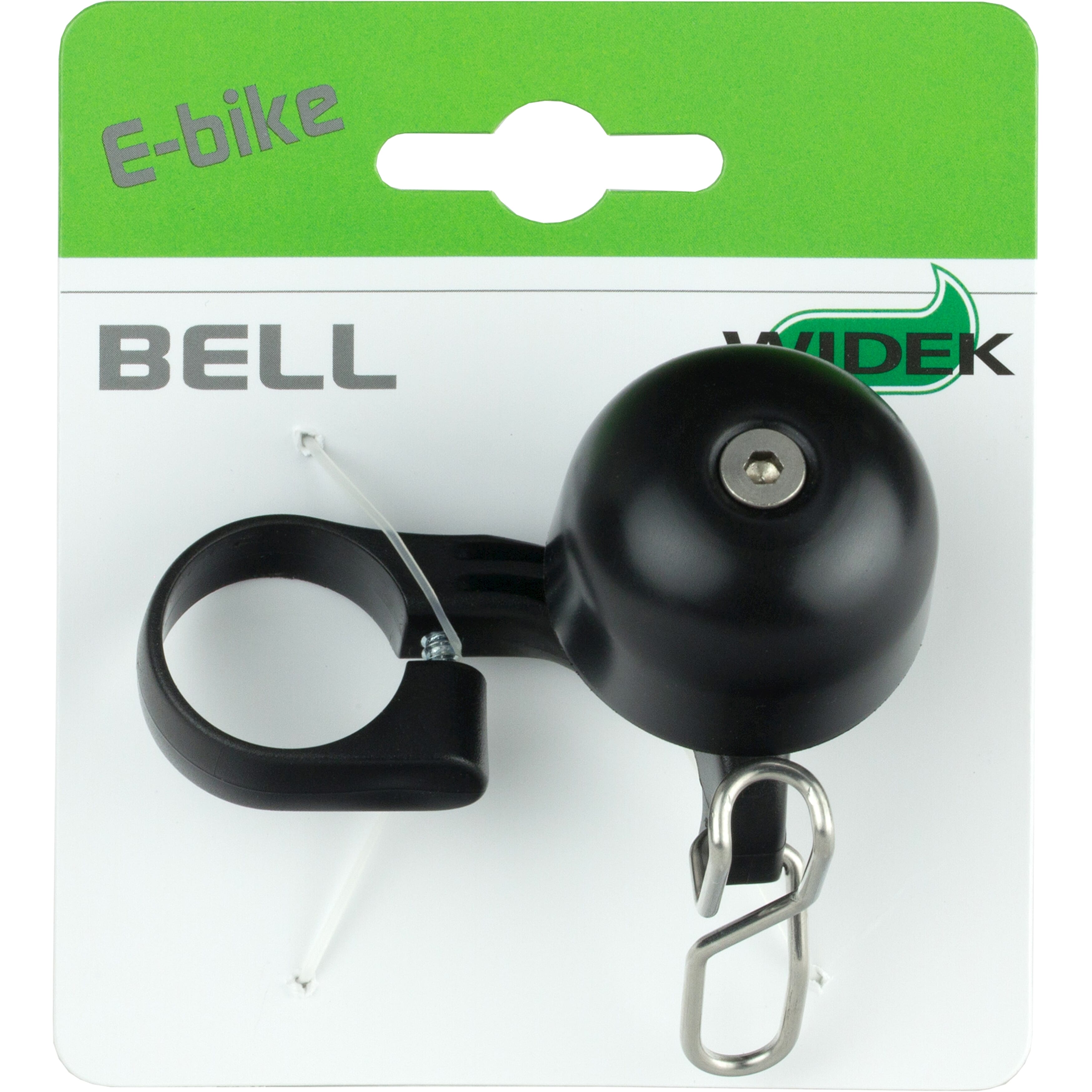 Widek bel Paperclip E-bike met speciale beugel zwart - AE-trading
