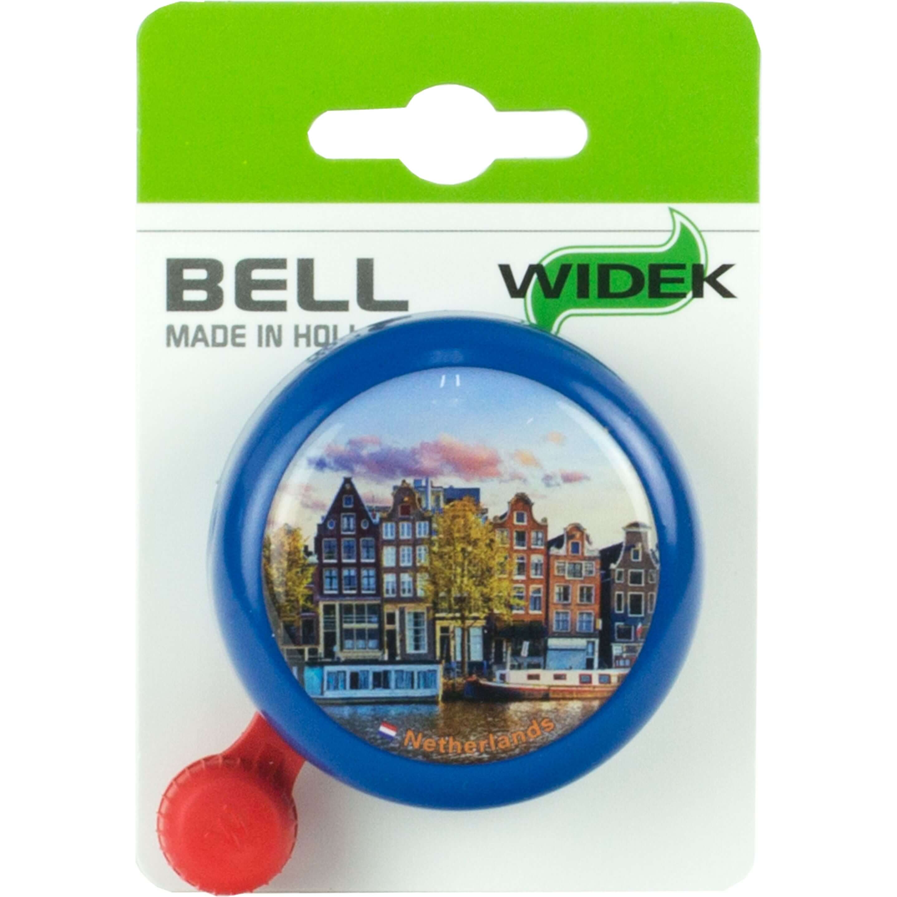 Widek bel met grachtenpand op kaart - AE-trading