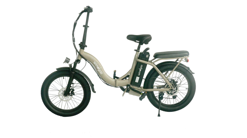Windgoo E20 Elektrische Vouwfiets Fatbike Light Coffee - AE-trading