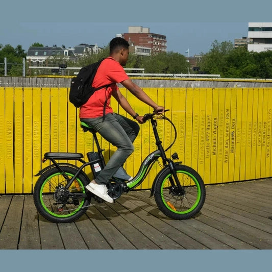 Windgoo E20 Elektrische Vouwfiets Fatbike Zwart