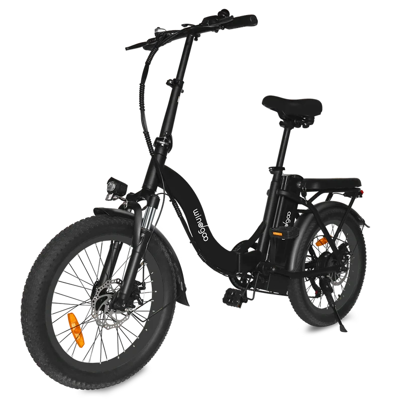 Windgoo E20 Elektrische Vouwfiets Fatbike Zwart - AE-trading