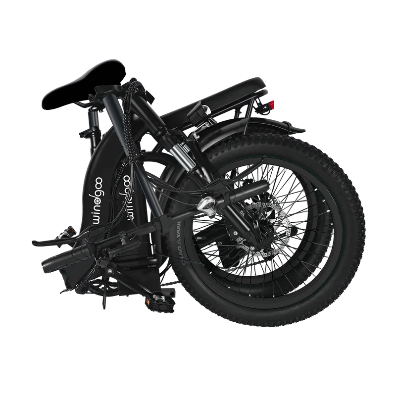 Windgoo E20 Elektrische Vouwfiets Fatbike Zwart - AE-trading