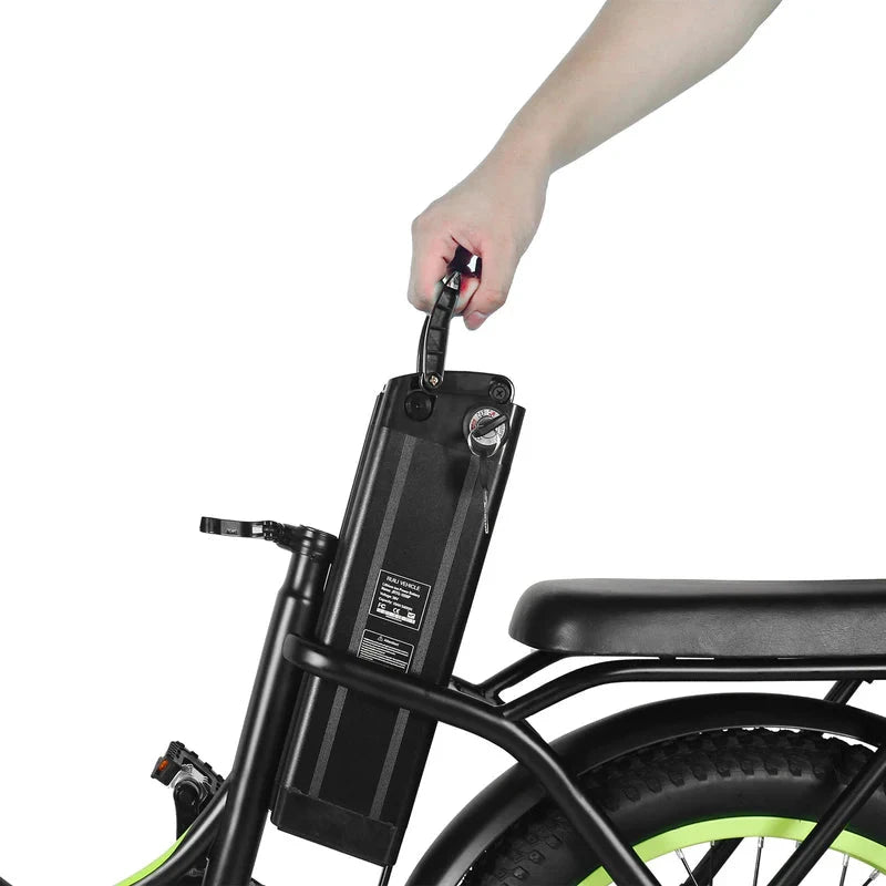 Windgoo E20 Elektrische Vouwfiets Fatbike Zwart - AE-trading
