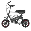 Windgoo F1 E-bike met Mandje 7,5Ah zwart 250W 14inch - AE-trading