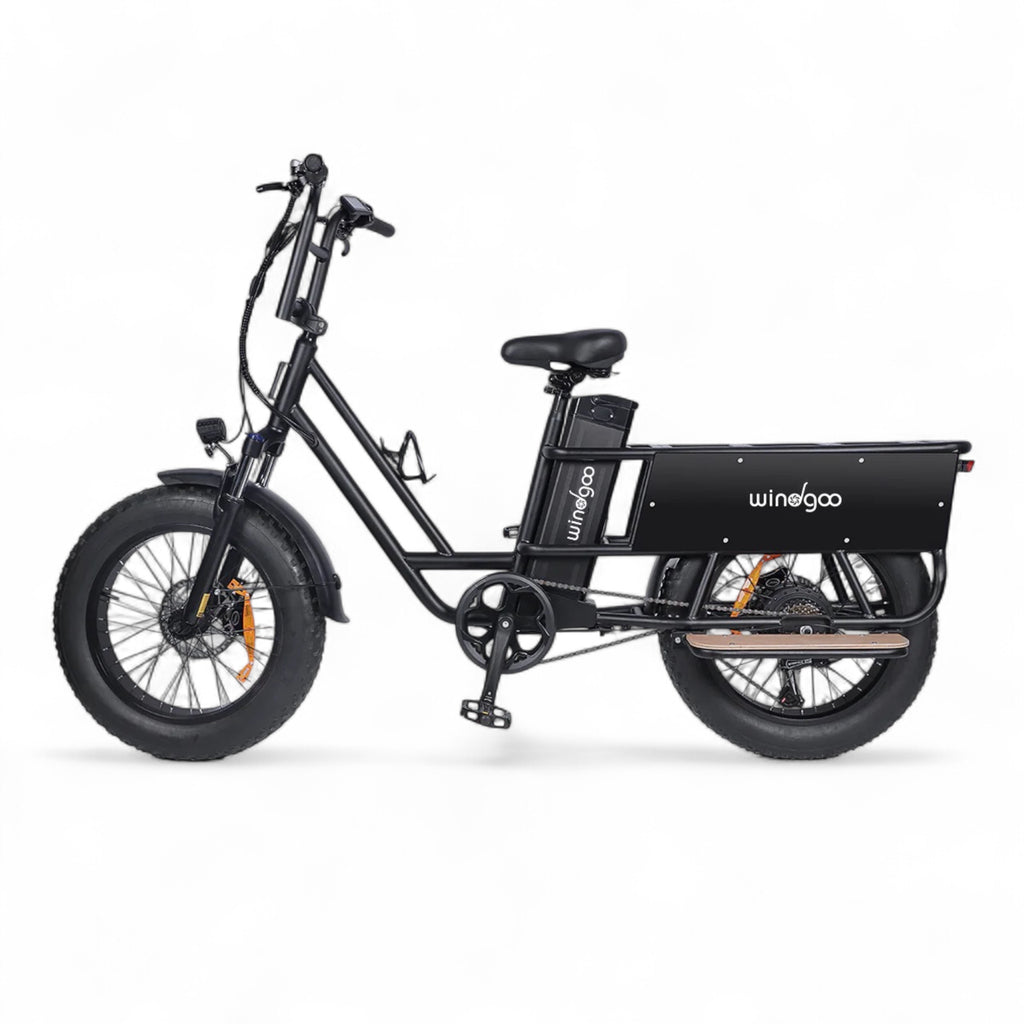 Windgoo F30 – Elektrische Vouwfiets – Zwart – 14 inch – 250W – 36V – 7 Versnellingen – Actieradius 60-80 km – Frame 14 inch - AE-trading