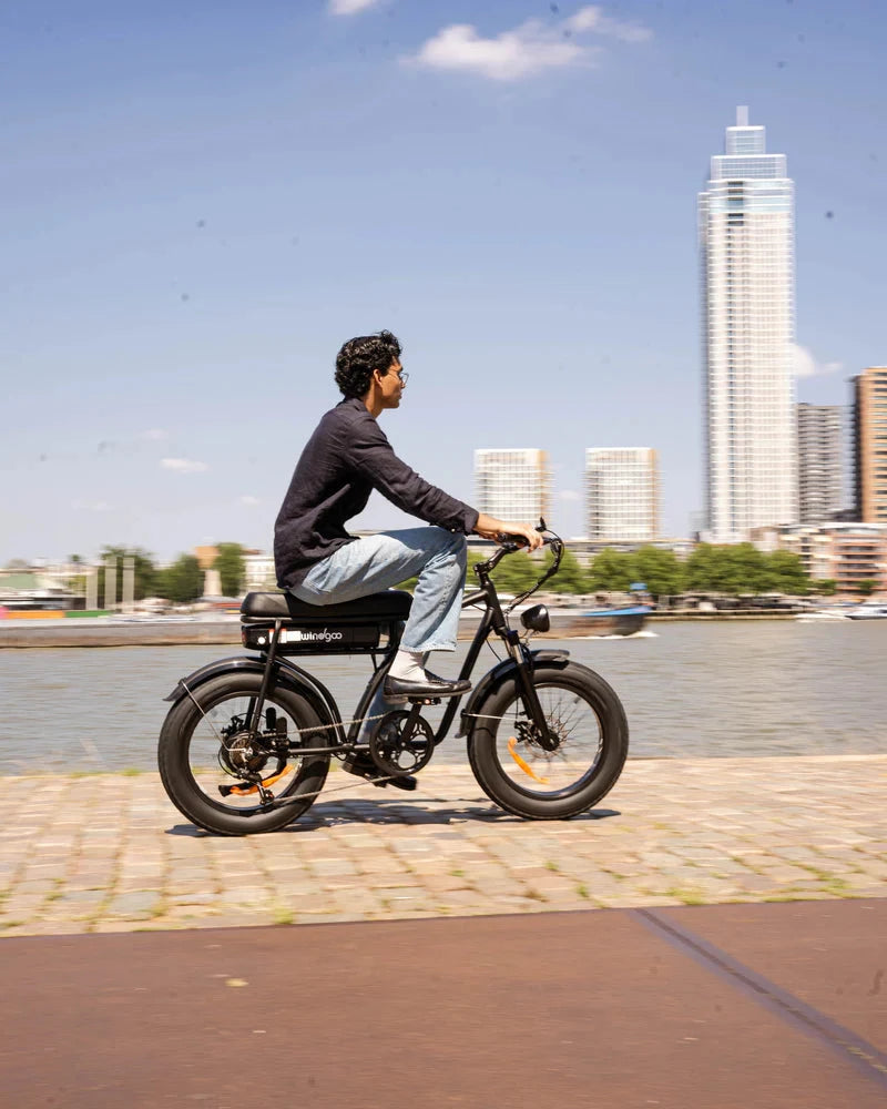 Windgoo F5 Fatbike Zwart 15Ah 250W met app