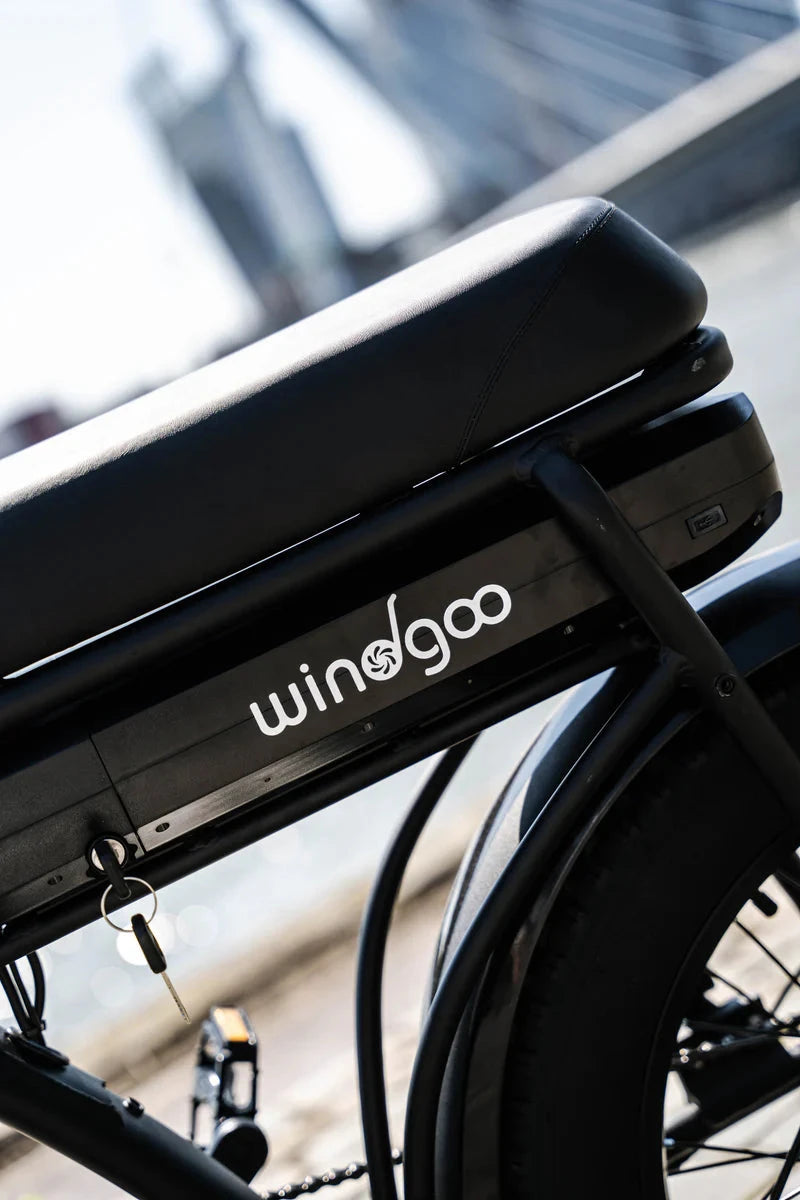 Windgoo F5 Fatbike Zwart 15Ah 250W met app