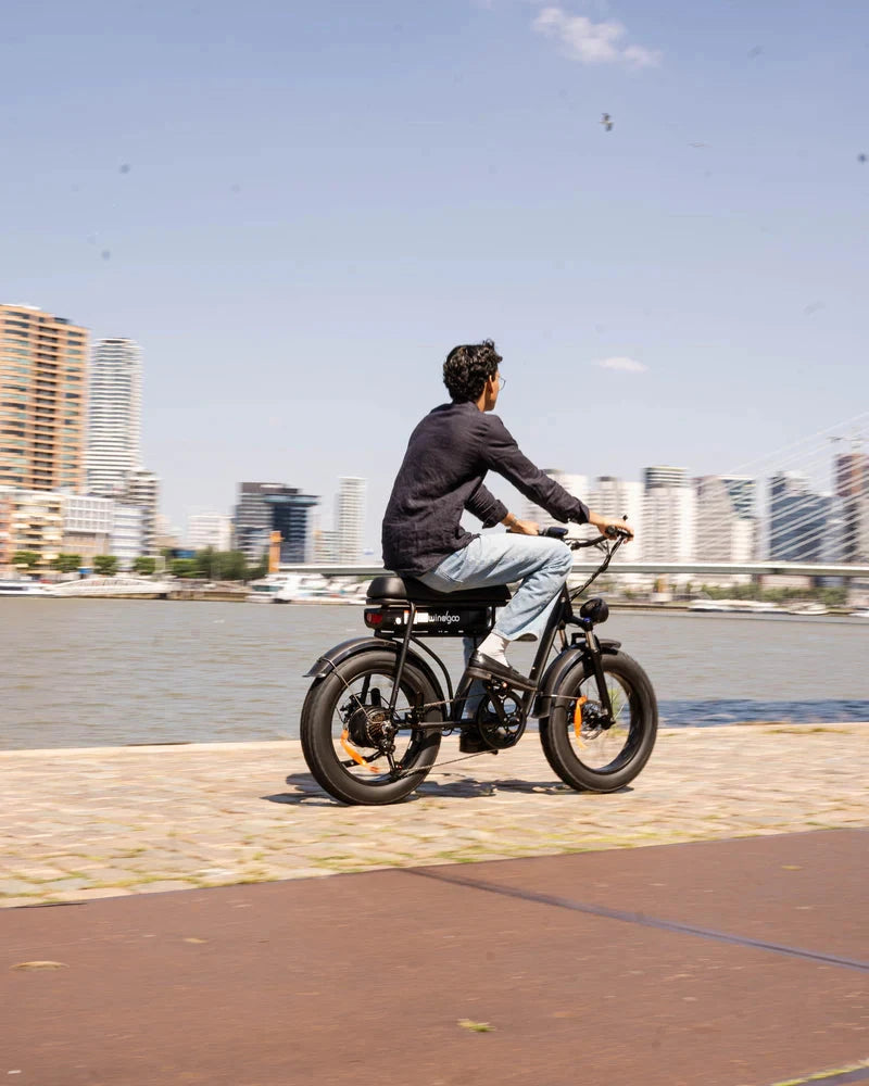 Windgoo F5 Fatbike Zwart 15Ah 250W met app