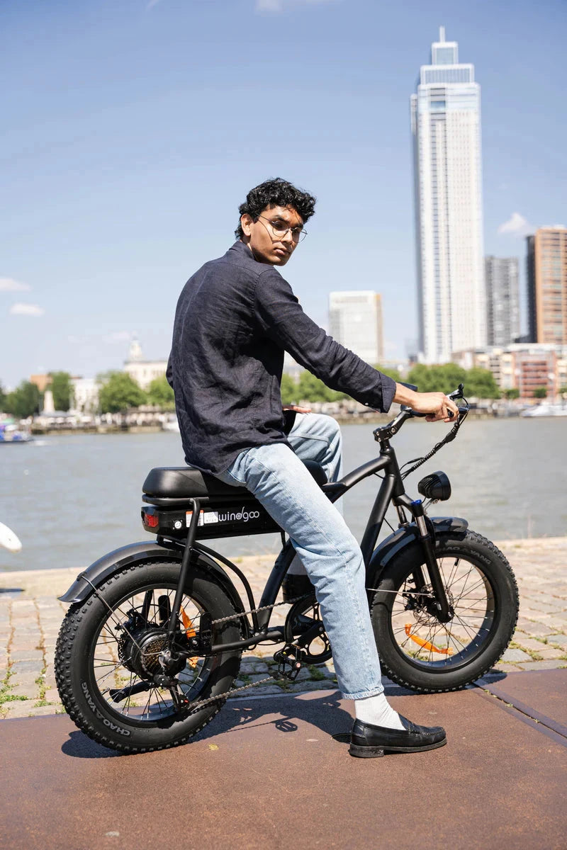 Windgoo F5 Fatbike Zwart 15Ah 250W met app