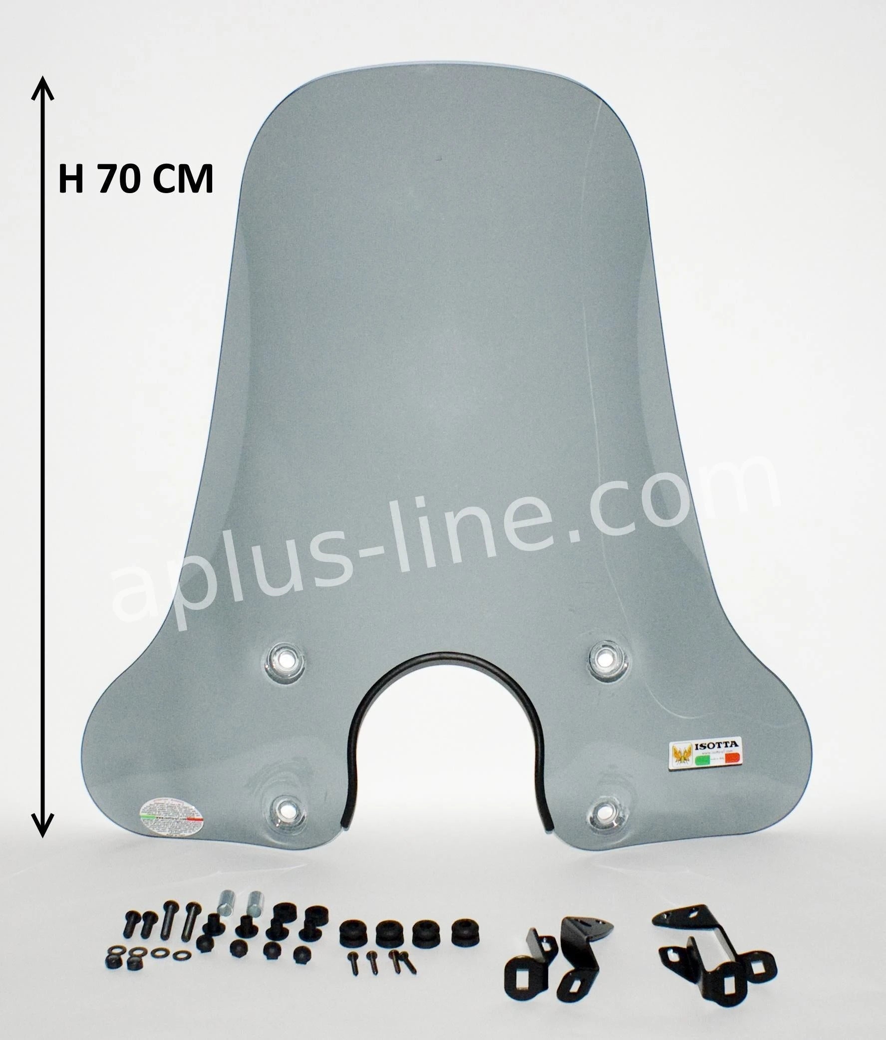 Windscherm Isotta Agm Vx50 Plus Smoke - AE-trading