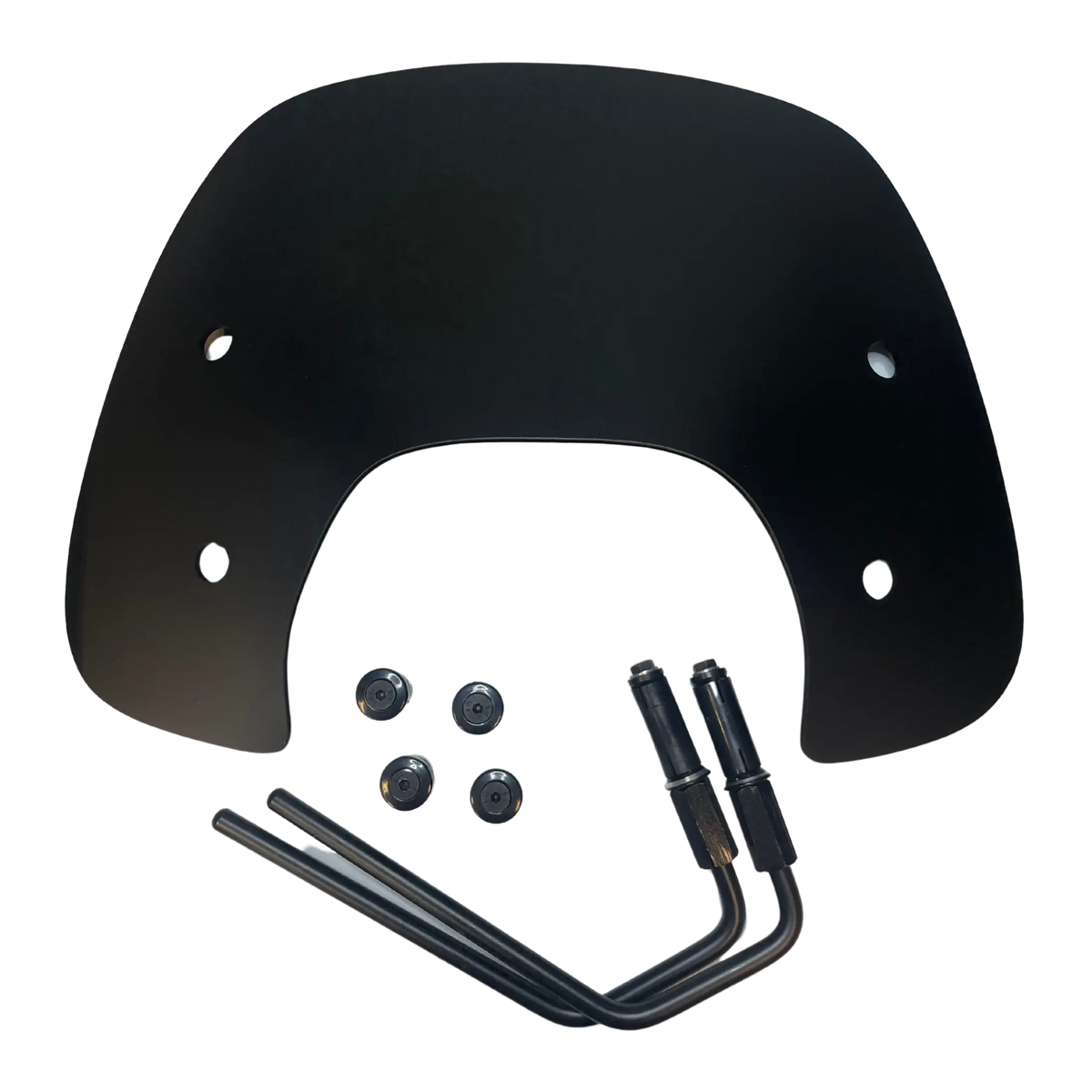 Windscherm laag zwart smoke mat Vespa Sprint compleet - SPHIDER™ - AE-trading