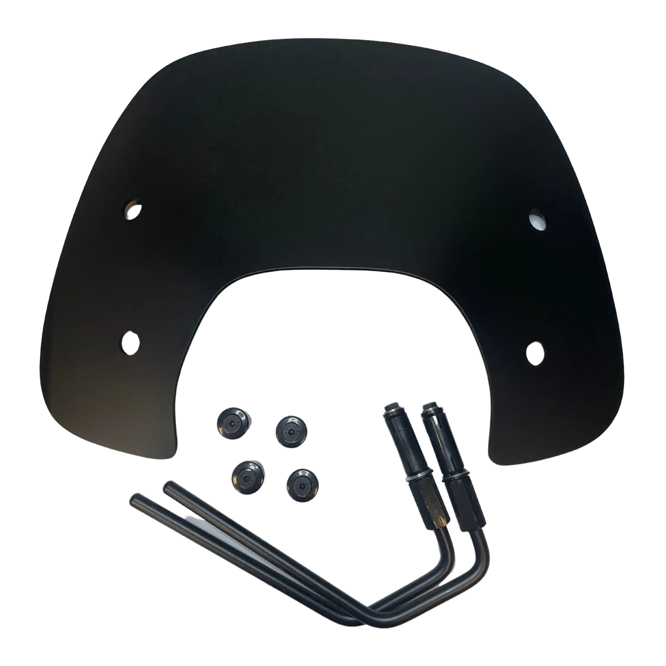 Windscherm laag zwart smoke mat Vespa Sprint compleet - SPHIDER™ - AE-trading