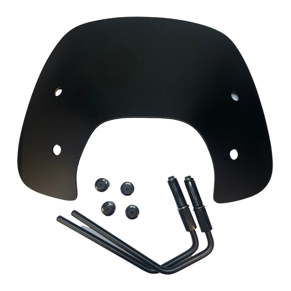 Windscherm laag zwart smoke mat Vespa Sprint compleet - SPHIDER™ - AE-trading