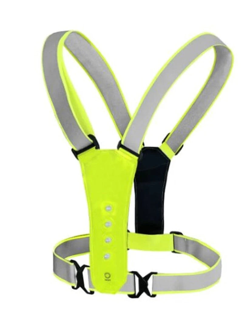 Ikzi reflectie sport veiligheidsvest Aryan met Led - AE-trading