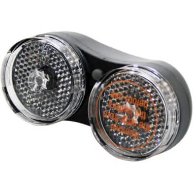 IKZI Light koplamp Dobbel batterij zwart oem - AE-trading