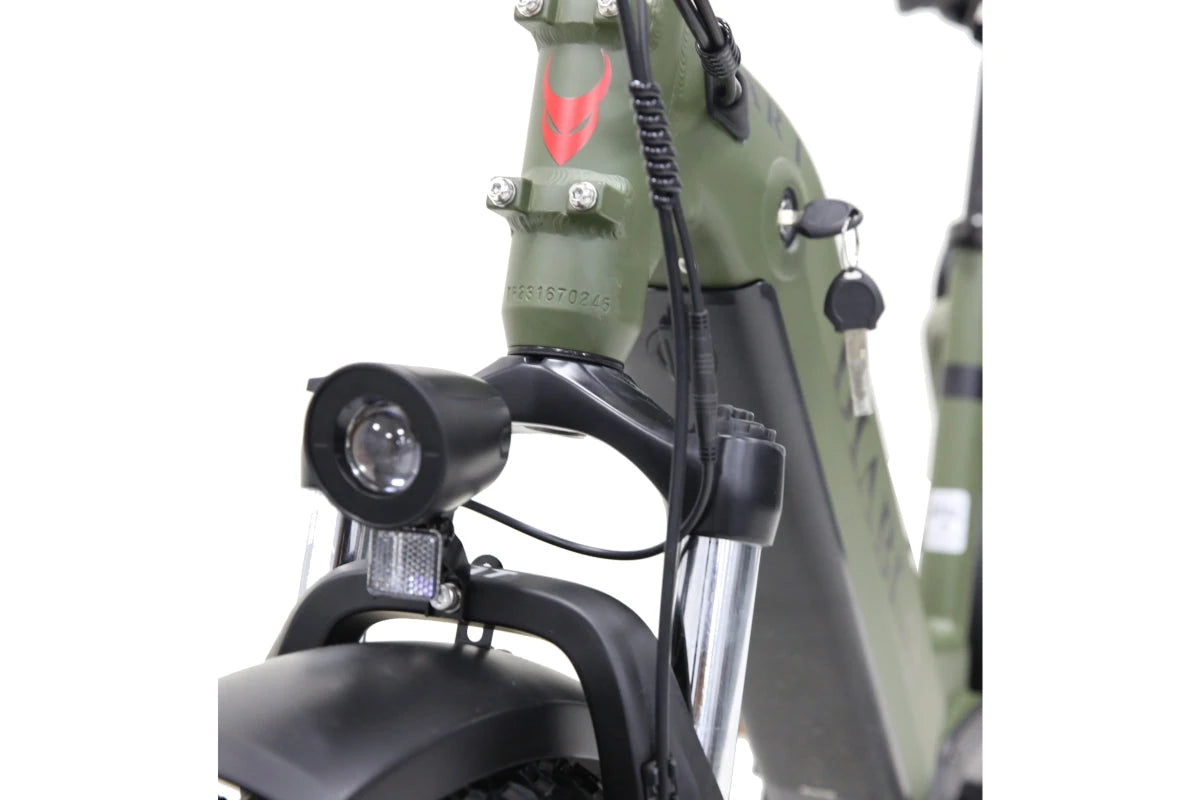 Diablo XR1 Fatbike met Hydraulische Remmen - Mat Groen - AE-trading