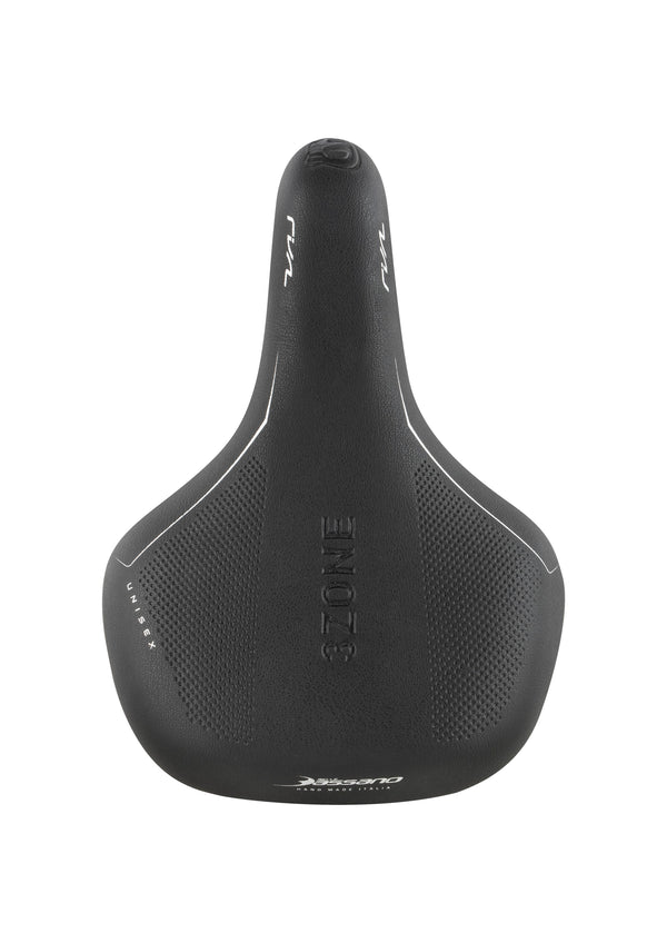 Selle Bassano zadel Rivale 3zone Uni, zwart - AE-trading