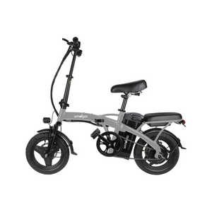 Windgoo B22 - Elektrische Fatbike-Vouwfiets - Lichtgrijs - 14 inch - 120 kg Draagvermogen - Accu 42V (6Ah) - 250W Motor - Dubbele Schijfremmen - AE-trading