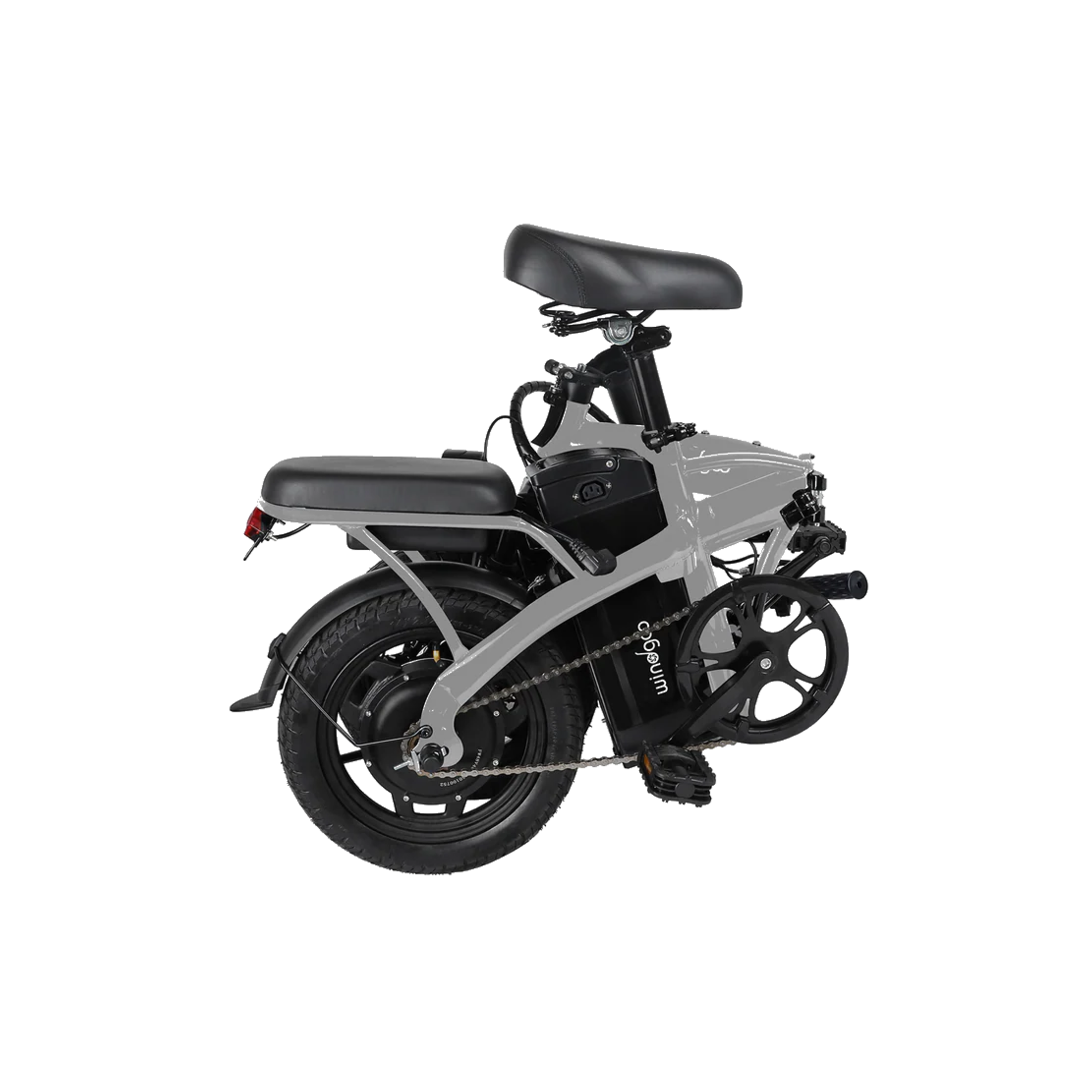 Windgoo B22 - Elektrische Fatbike-Vouwfiets - Lichtgrijs - 14 inch - 120 kg Draagvermogen - Accu 42V (6Ah) - 250W Motor - Dubbele Schijfremmen - AE-trading