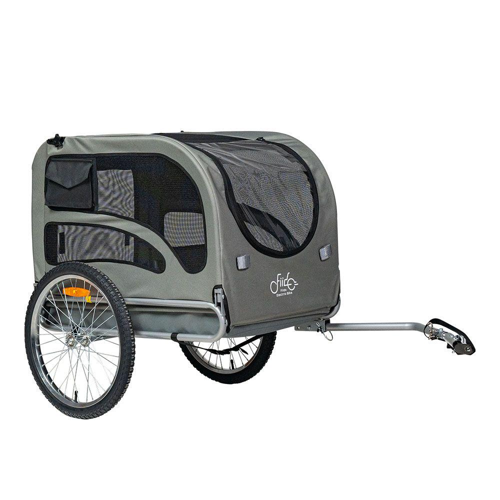 Fiido Huisdieraanhanger Staal 40kg 20'' Trailer - Fietskar - AE-trading