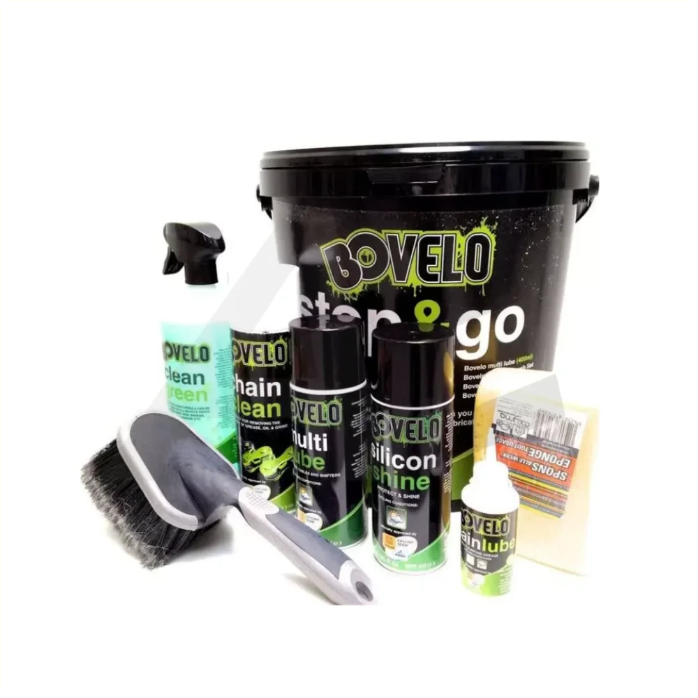 Bovelo Stop&Go Kit. Alles Voor Het Schoonmaken En Onderhouden Van De Fiets. Inhoud Emmer: Bovelo