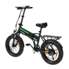 Hitway BK10 Fatbike Vouwfiets Elektrisch Zwart Groen AE-trading