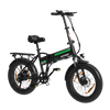 Hitway BK10 Fatbike Vouwfiets Elektrisch Zwart Groen AE-trading