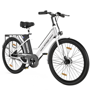 Hitway BK8S Elektrische Fiets 26 Inch 2,45" City E-bike Wit AE-trading