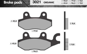 Remblokset Brenta Br3021 Agility 16, New Dink, Iva S3 S5 (E Mark) - AE-trading
