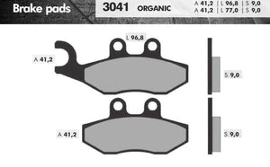 Remblokset Brenta Br3041 Sprint, Primavera, Fly, Citystar, Gts, Lib Rst (E Mark) - AE-trading
