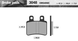 Remblokset Brenta Br3048 Elystar, Senda, Looxor, (E Mark) - AE-trading