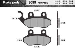 Remblokset Brenta Br3099 Tweet, Allo, Fiddle 2, Xpro, Orbit, Cello (E Mark) - AE-trading