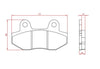 Remblokset Brenta Br3255 China Lx/ Vx50/ Speedfight 3/ Toscana/Riva (E Mark) - AE-trading