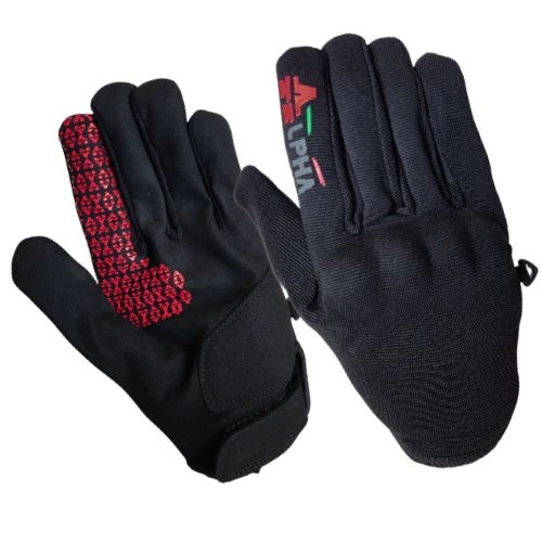 Handschoen Alpha Styling Carino Zwart/Rood Xl (Netto Prijs) - AE-trading