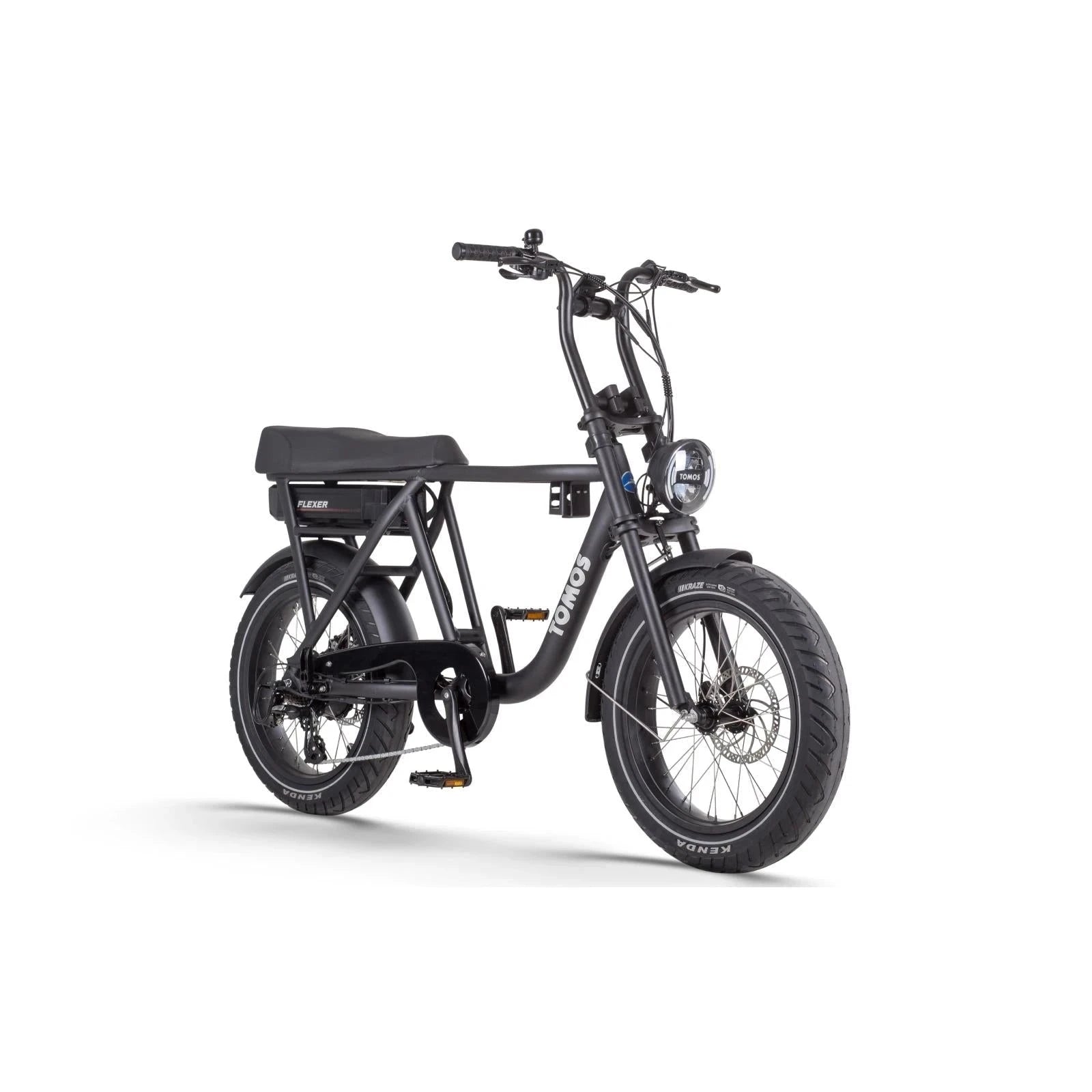 Tomos Flexer Fatbike - Hoge Instap - Mat Zwart AE-trading