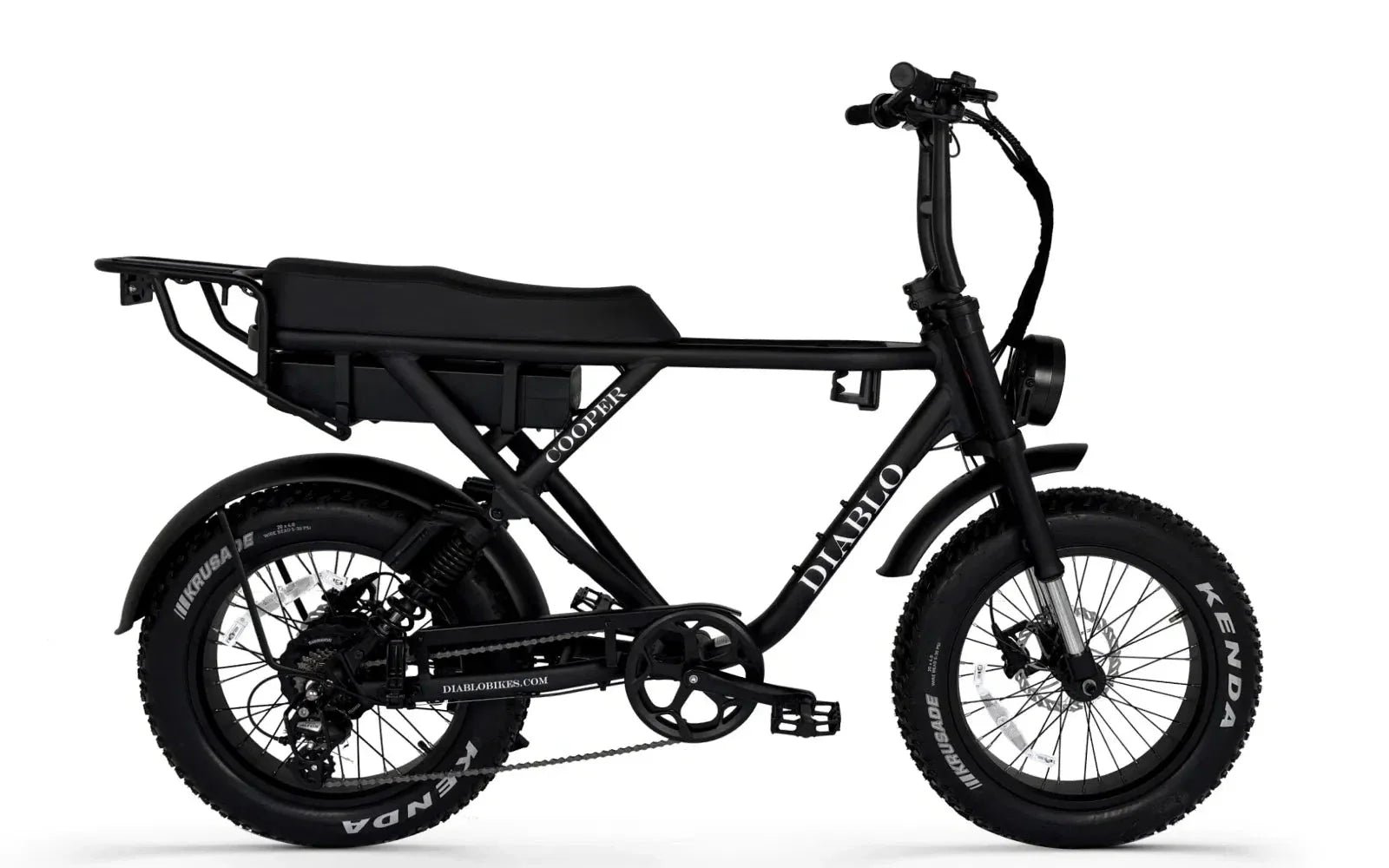 Diablo Cooper Fatbike 7RD Shimano Versnellingen en Hydraulische Remmen - Fashion Grey - AE-trading