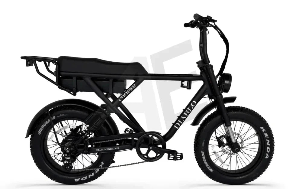 Diablo Cooper Fatbike 7RD Shimano Versnellingen en Hydraulische Remmen - Fashion Grey AE-trading