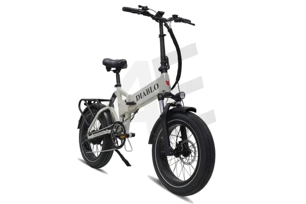 Diablo Storm Fatbike Vouwfiets met Hydraulische remmen - Fashion Grey AE-trading