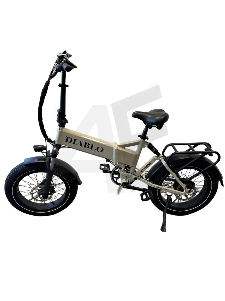 Diablo Storm Fatbike Vouwfiets Met Hydraulische Remmen - Fashion Grey Diablo Fatbike